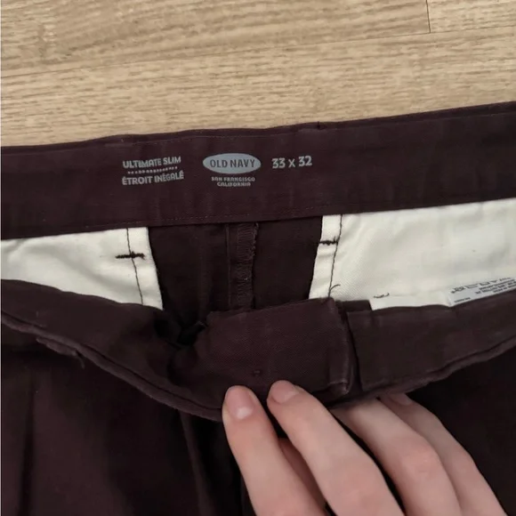 Old Navy Men’s Slim dress pants - Picture 3 of 4